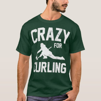 T-shirt Fou Pour Le Curling Funky Winter Sports