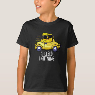 T-shirt Foudre au fromage Funny Cheese Pun Dark BG