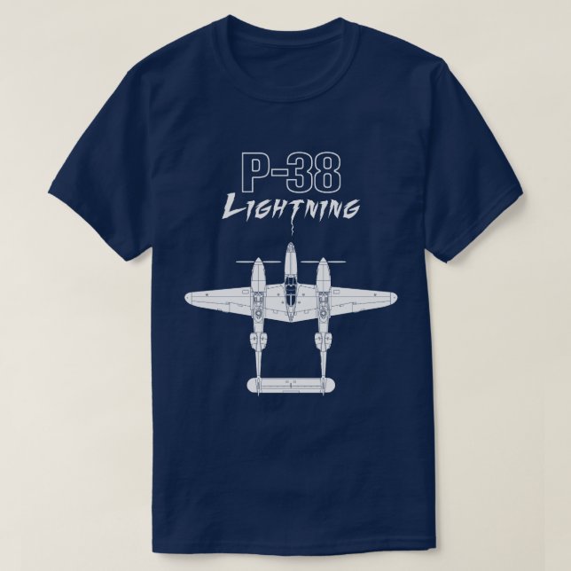 T-shirt Foudre P-38 (Design devant)
