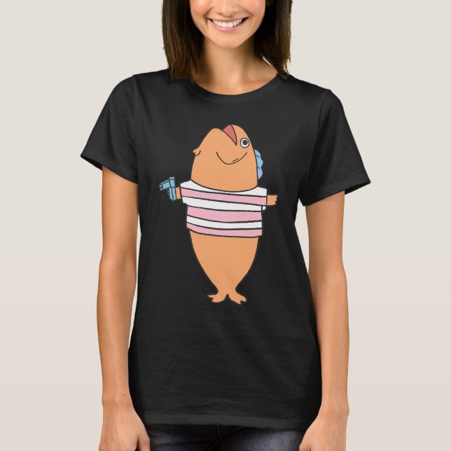 T-shirt fouet fouet poisson (Devant)