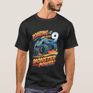 T-shirt Fougueux Camions à 9 Moteurs Monstre 9ème Annivers
