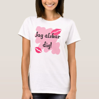 T-shirt Fouille älskar de pointe - Suédois