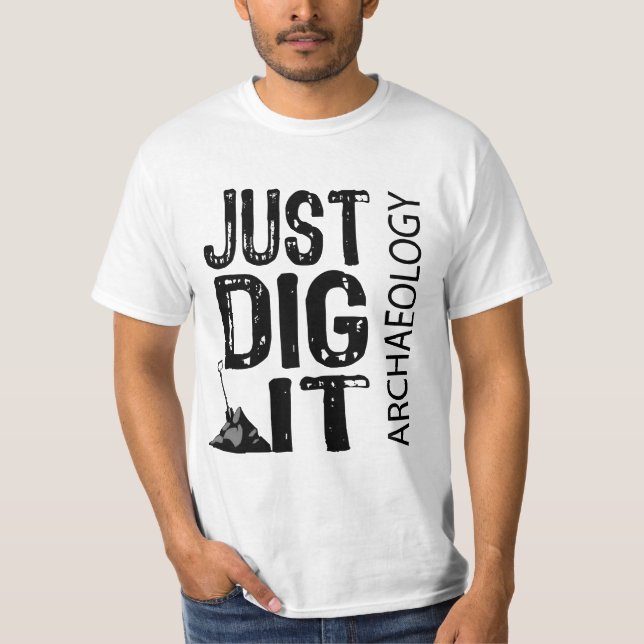 T-shirt Fouille d'archéologie il (Devant)