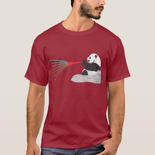 T-shirt Fouille Vuvuzelas de pandas (Devant)
