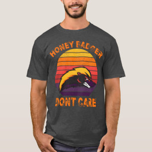 T-shirt Fouine à miel 70s Rétro Coucher de soleil Cadeau v