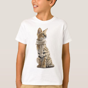 T-shirt Foulard Serval Profil Enfant