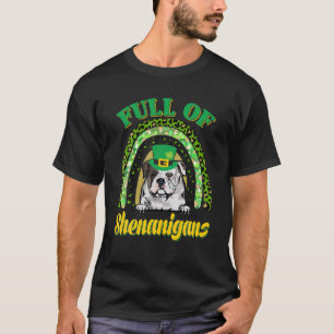 T-shirt Foule de Shenanigans American Bulldog Chien Saint 