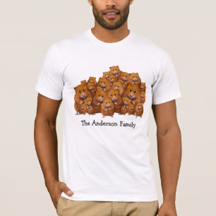 T-shirt Foule des hamsters : Art : Famille nombreuse :