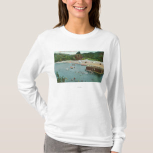 T-shirt Foules nageant en rivière russe