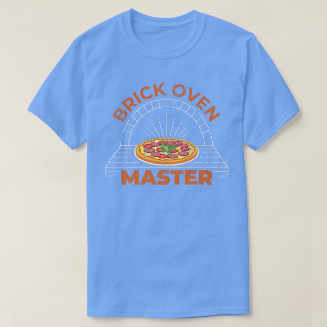 T-shirt Four en brique Master Pizza Italienne Baker Chef A (Design devant)