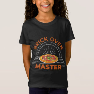 T-Shirt Four en brique Master Pizza Italienne Baker Chef A