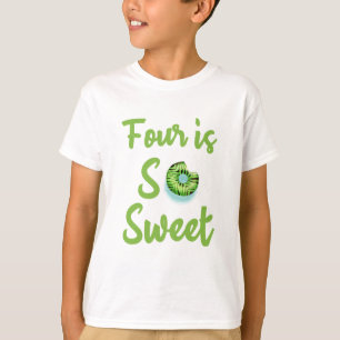 T-shirt Four Is So Sweet, 4e anniversaire quatre Anniversa