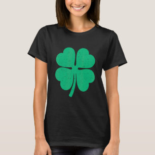 T-shirt Four Leaf C Lucky Shamrock Irish St Patrick's Day