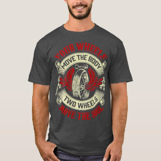 T-shirt Four Move Body wels Move Soul Motorcycle