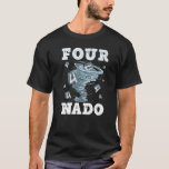 T-shirt Four Nado Fournado 4th Birthday 4 Years Old Kids<br><div class="desc">Four Nado Fournado 4th Birthday 4 Years Old Kids Boys Girls.</div>