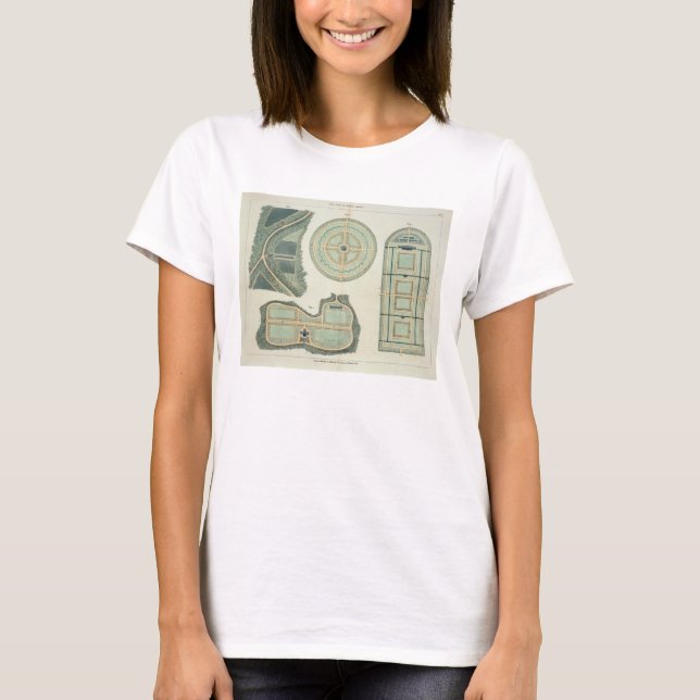 T-shirt Four Plans for Kitchen Gardens, de 'Hints on the (Devant)