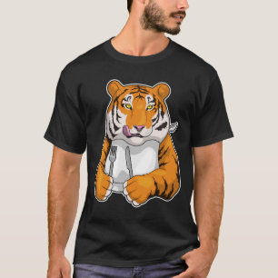 T-shirt Fourche à manger au tigre