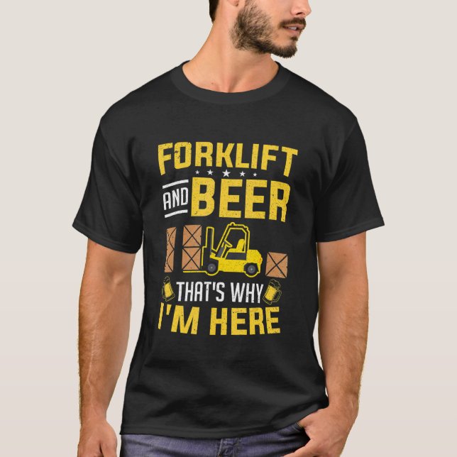 T-shirt Fourche-Fourche Pour Conducteur Et Fourche-Fourche (Devant)