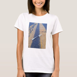 T-shirt Fourche sur la route