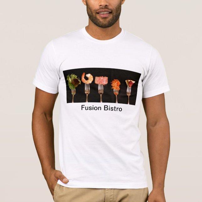 T-shirt Fourchettes de restaurant (Devant)