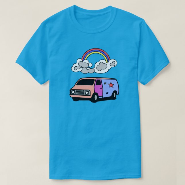 T-shirt Fourgonnette Groovy (Design devant)