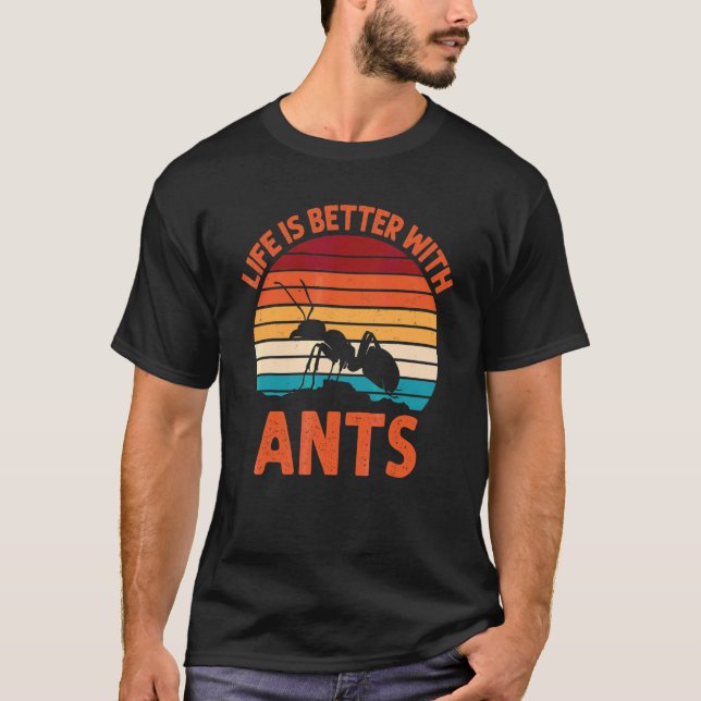 T-shirt Fourmi avec des fourmis (Devant)