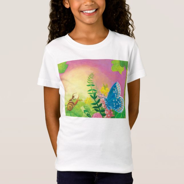 T-shirt Fourmi, escargot et papillon de Chapman (Devant)