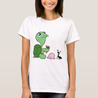T-shirt Fourmi heureuse de tortue triste