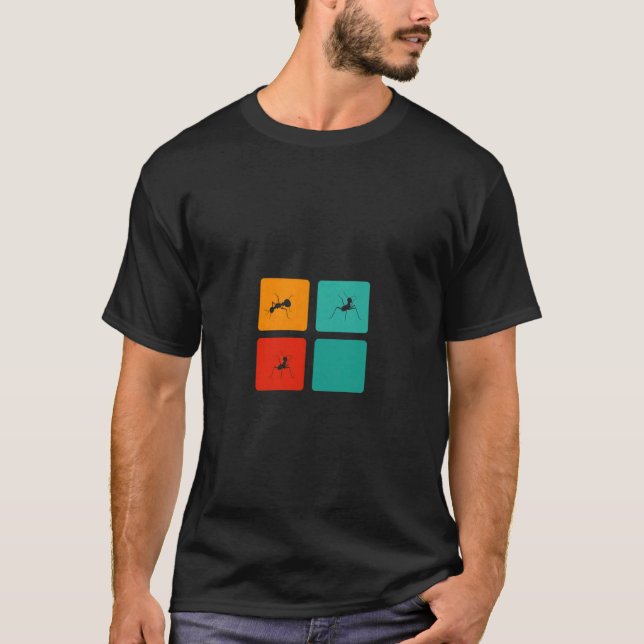 T-shirt Fourmi minimaliste (Devant)