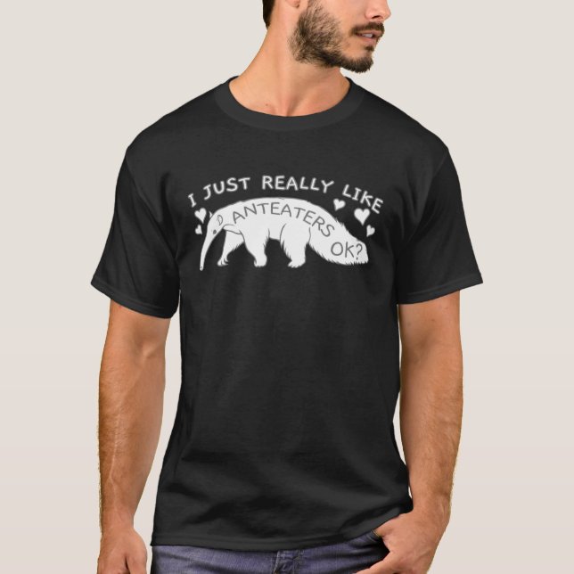 T-shirt Fourmilier Géant Animal Mignon Figurine (Devant)