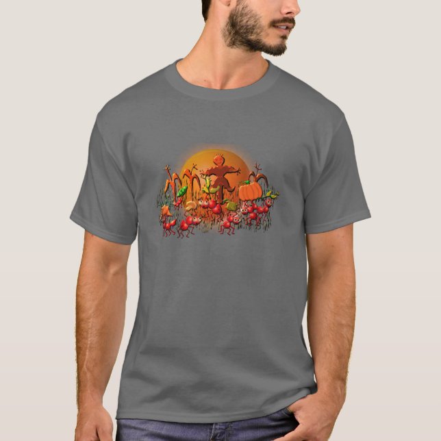 T-shirt fourmis de récolte (Devant)