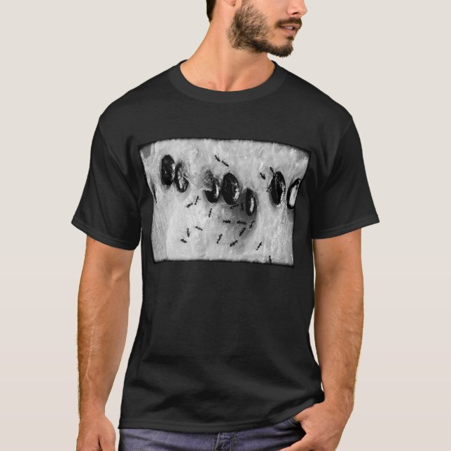 T-shirt fourmis de surf (Devant)