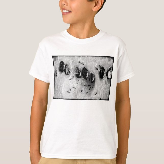 T-shirt fourmis de surf (Devant)