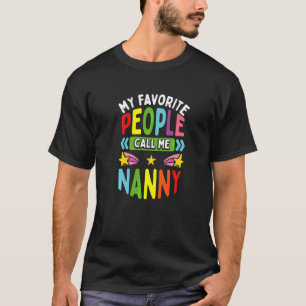 T-shirt Fournisseur de garderie Favori Appelez-moi Nanny G