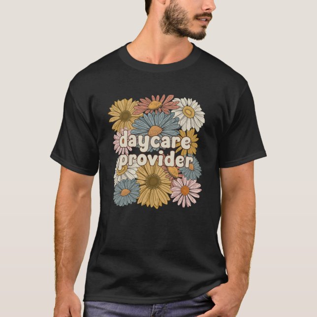 T-shirt Fournisseurs super de garderie Fleurs Fournisseurs (Devant)