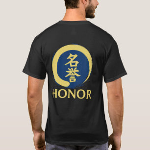 T-shirt Fournitures de Sensei Bushido Honneur Kanji