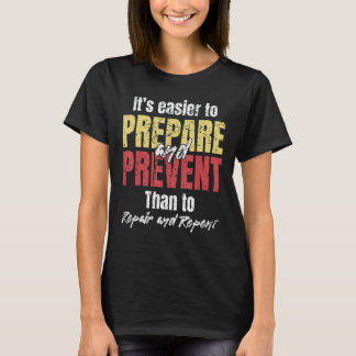 T-shirt Fournitures De Survivaliste Et D'Artisanat De Prep
