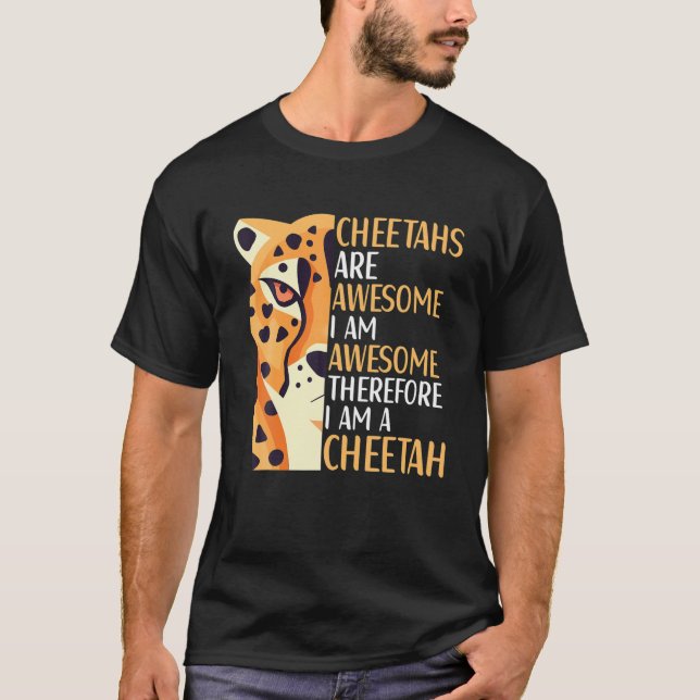 T-shirt Fournitures De Vêtements Cheetah Pour Enfants Femm (Devant)