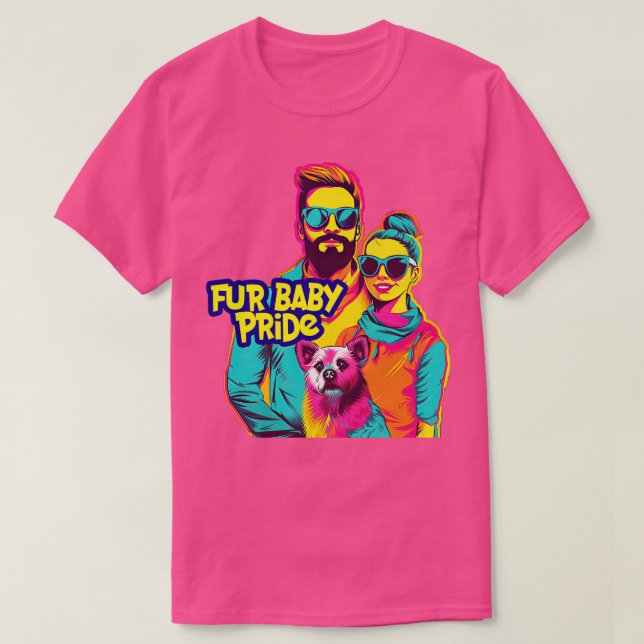 T-shirt Fourrure bébé Pride 1 (Design devant)