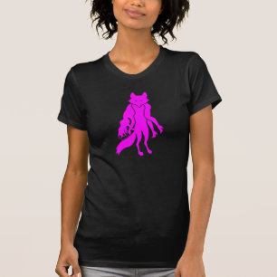 T-shirt Fourrure d'arrêt de RÉSERVOIR du noir des FEMMES