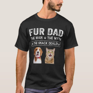 T-shirt Fourrure Papa L'Homme Le Mythe Hommes Cadeau Drôle
