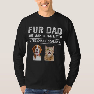 T-shirt Fourrure Papa L'Homme Le Mythe Hommes Cadeau Drôle