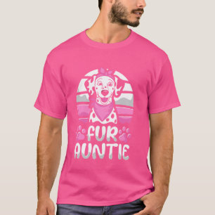 T-shirt Fourrure Tante race - Animal Tante Chien Dalmatien
