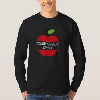 T-shirt Fourth Grade Crew Teacher Student IA Para Group Te