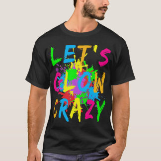 T-shirt Fous fou de la fête colorée rétro