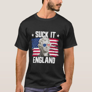 T-shirt Fous le camp Angleterre Thomas Jefferson 4 juillet