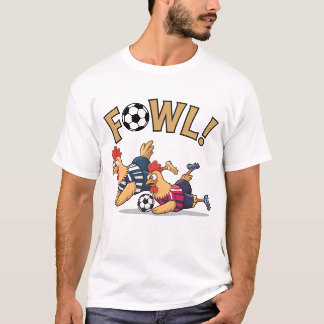 T-shirt Fowl Play : Soccer Showdown! (Devant)