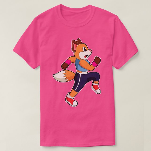 T-shirt Fox à Running (Design devant)