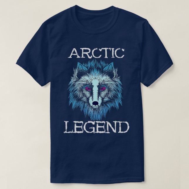 T-shirt Fox Arctic Fox Legend Arctic Fox Lover Antarctique (Design devant)