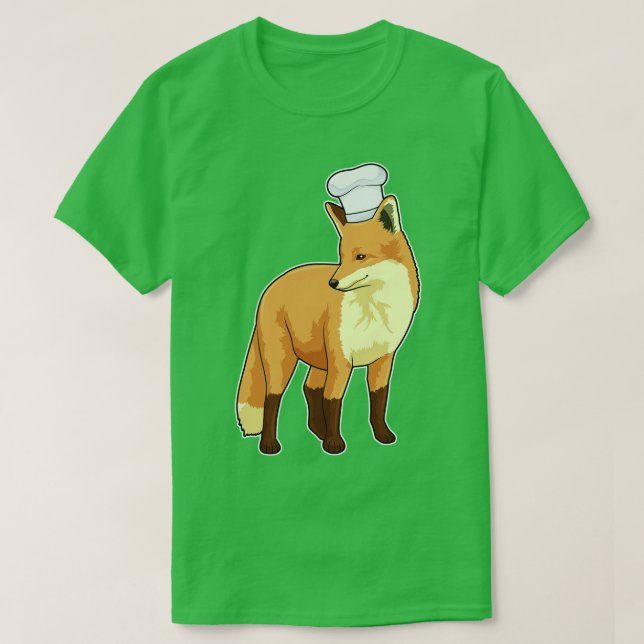 T-shirt Fox as Cook (Design devant)